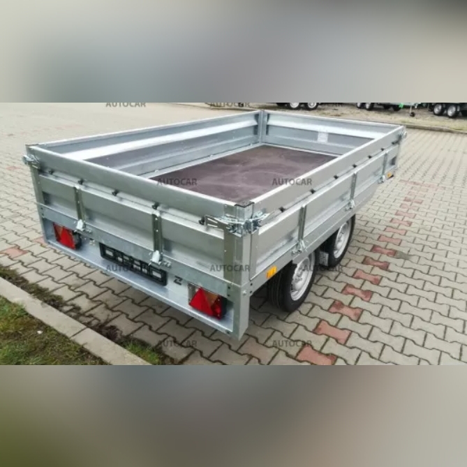 Remorcă nefrânată cu două axe HL265T ✔️